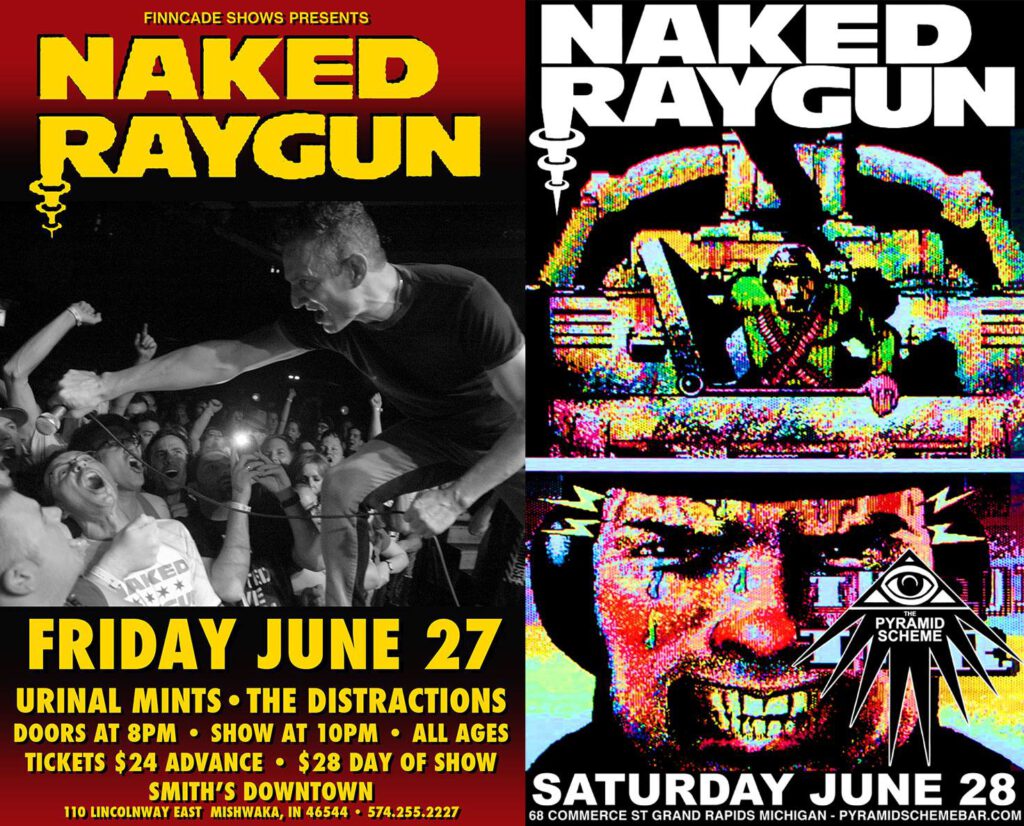 Naked Raygun Announces Two Shows for This June!
