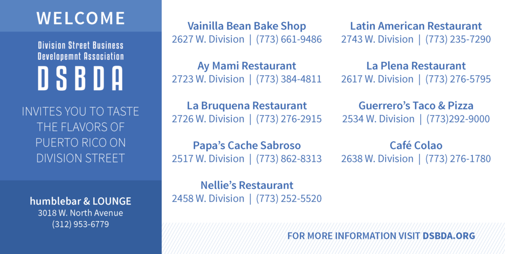 Taste the flavors of Puerto Rico along Division Street!