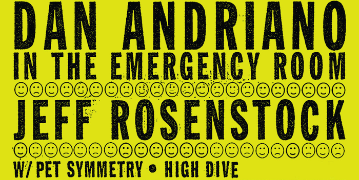 Dan Andriano in the Emergency Room & Jeff Rosenstock – August 4, Double Door