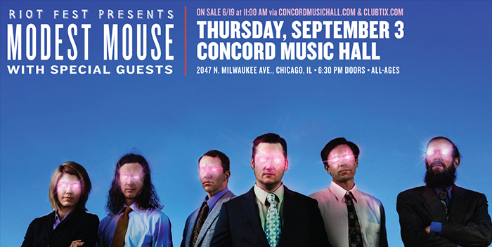 Modest Mouse – September 3, Concord Music Hall