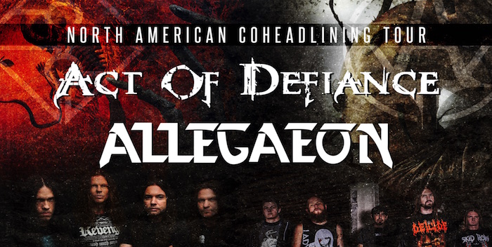 Act of Defiance & Allegaeon – Wednesday, November 4, Cobra Lounge