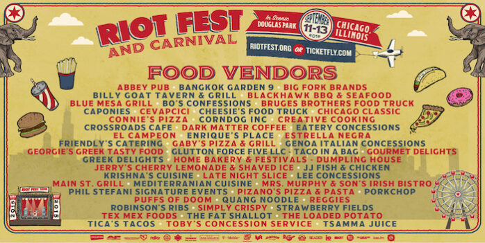 Chicago – Food Vendors Announced