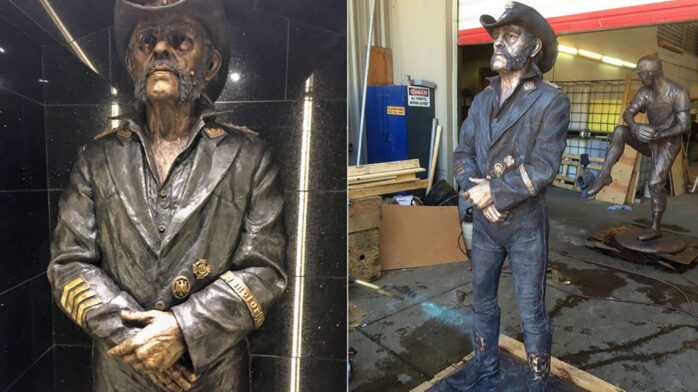 Lemmy Statue Unveiled At Rainbow Bar & Grill