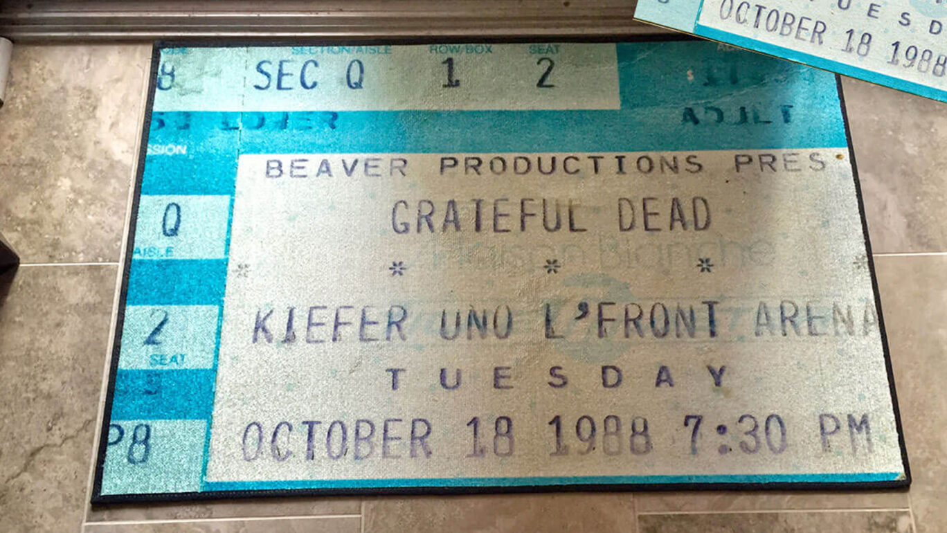 Turn Your Concert Ticket Stub Into A Door Mat Riot Fest