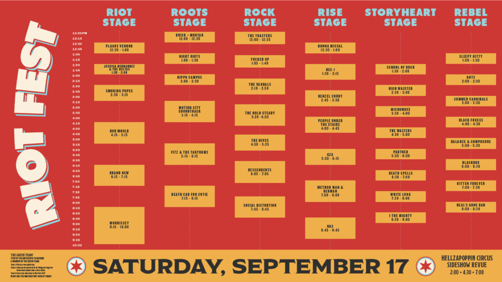 Riot Fest Chicago Day 2. Here We Go.