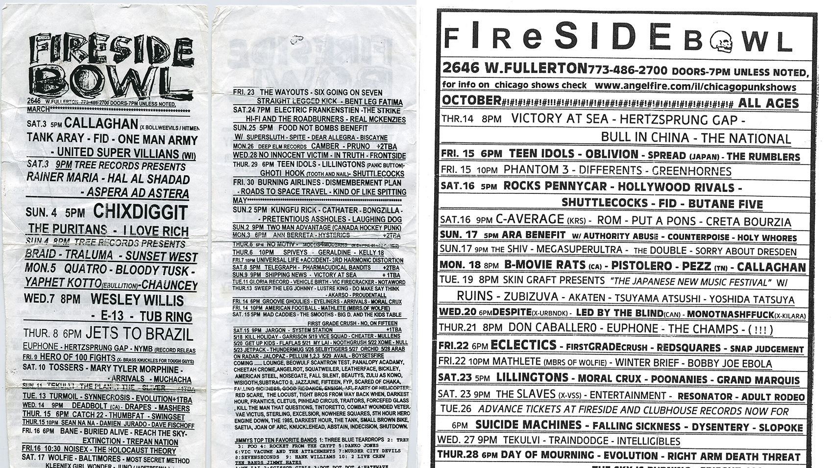 FlyerSide A Chicago Punk Scene Retrospective Riot Fest