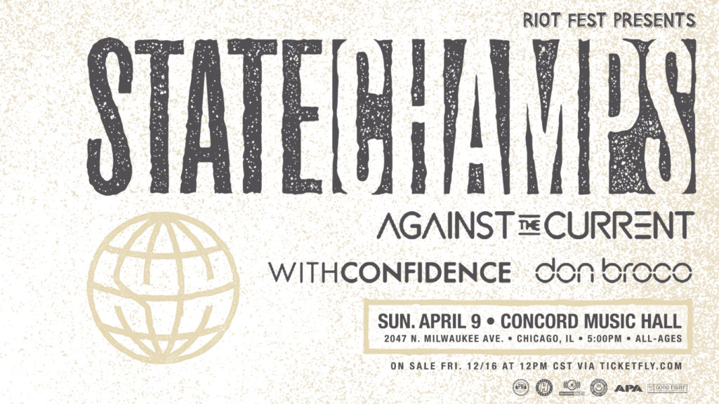 State Champs – April 9th at Concord Music Hall