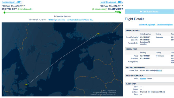 Flight 666 Lands In HEL On Friday The 13th