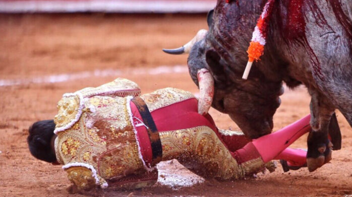 Bull Defends Himself From Asshole Matador By Stabbing Matador In Asshole