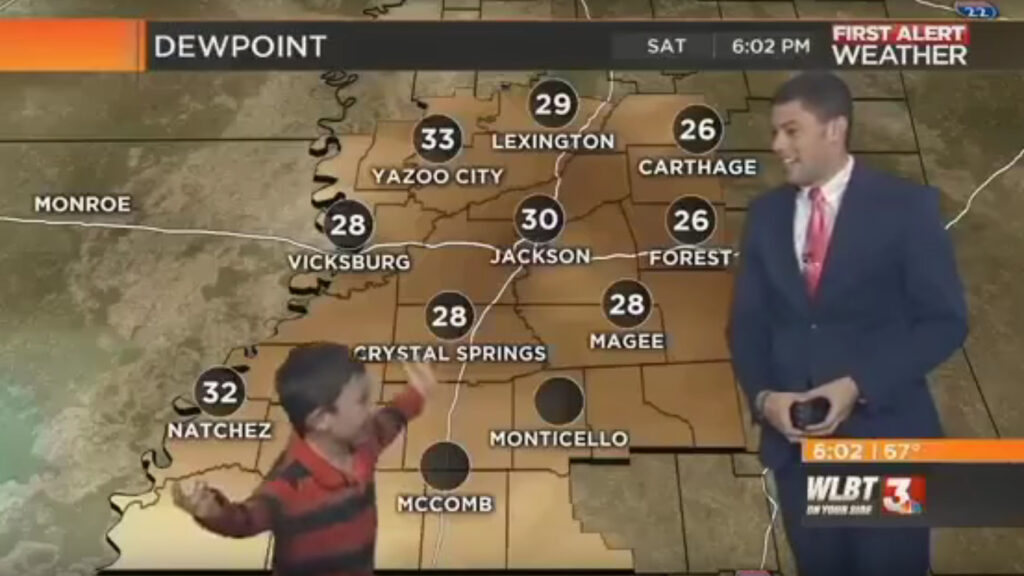 Hero Child Farts On Meteorologist