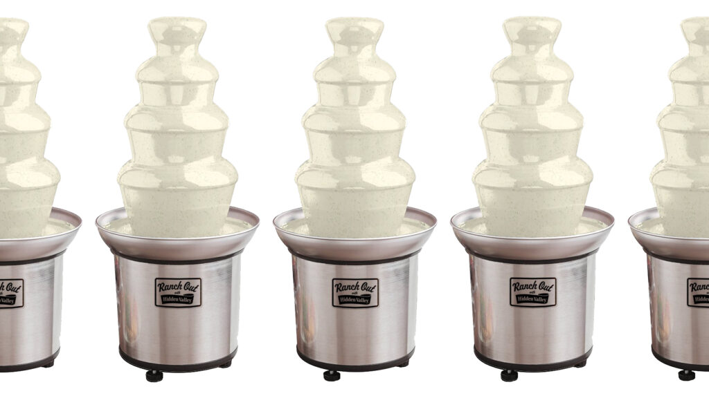 A Ranch Dressing Fountain Is The Perfect Gift For The Person Who Has Given Up