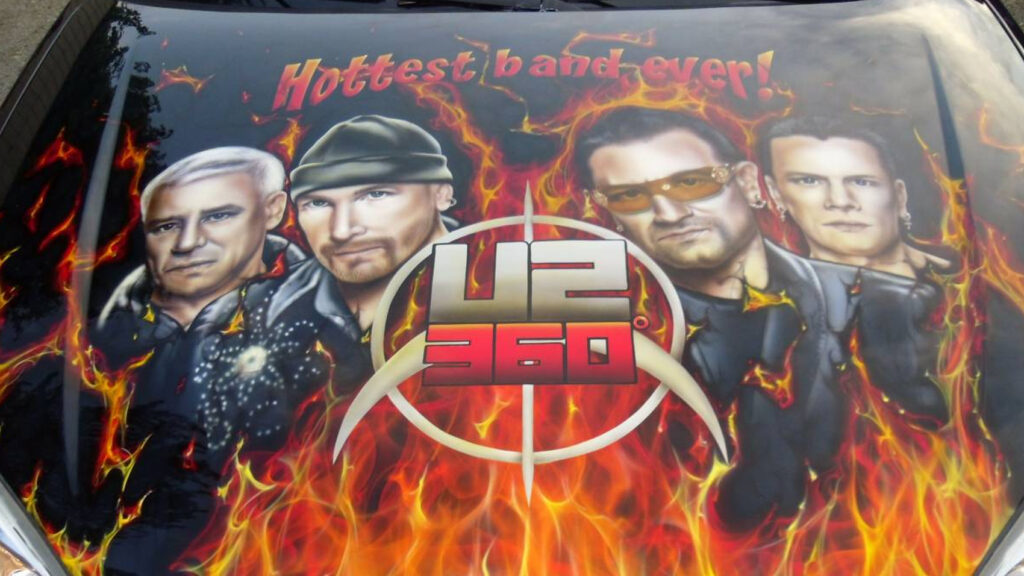 This Custom Airbrushed U2 Themed 2006 Chevy Malibu Can Be Yours For Only $15,000
