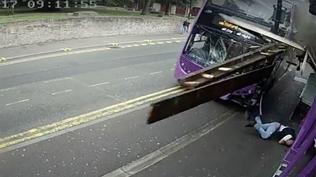 Man Gets Hit By Bus, Stands Up, Brushes Self Off, Goes To Pub