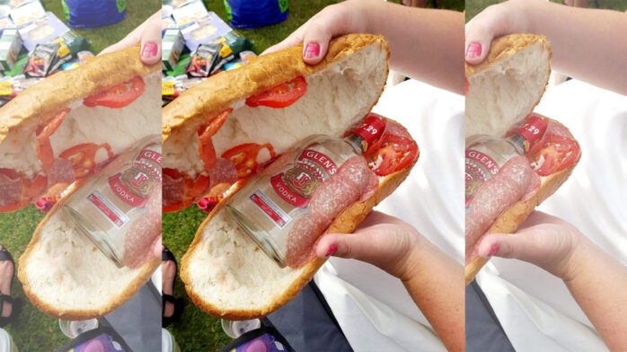 Woman Attempts To Smuggle Vodka Into Horse Race Inside A Salami Sandwich