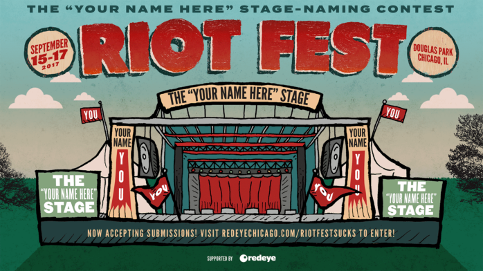 We Want to Name A Riot Fest Stage After You