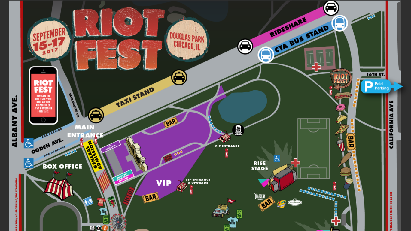 Tag: riot fest map - Riot Fest