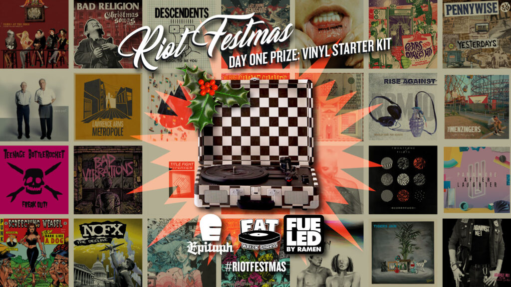 1st Day of #RiotFestmas: Enjoy our Holiday Playlist and Win a Vinyl Starter Kit!