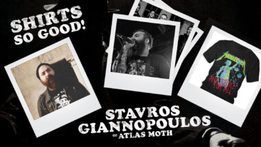 Stavros from The Atlas Moth’s Mom Once Shredded his Favorite Metallica Tee into Rags