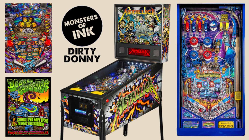 That Dirty Donny Gillies sure designs a mean pinball machine