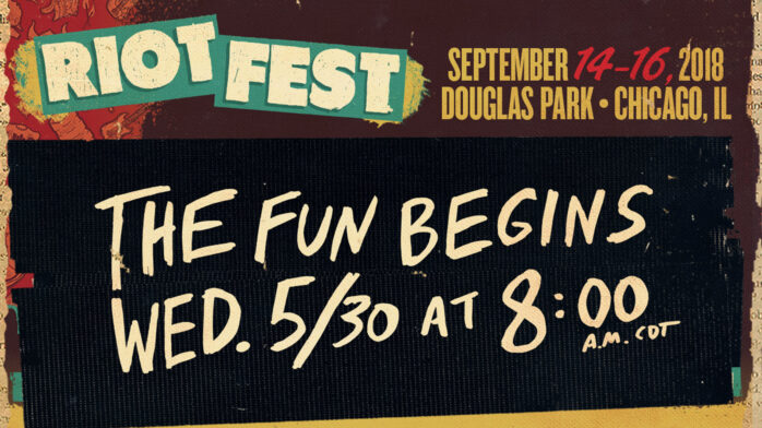 It’s Happening. Riot Fest 2018 First Wave Lineup Will Be Revealed Tomorrow, Wednesday, May 30