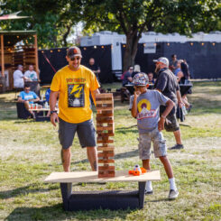 Games in the Deluxe area at Riot Fest