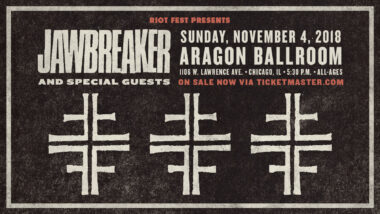 Jawbreaker’s Coming Back to Chicago, And We’re Telling Everyone
