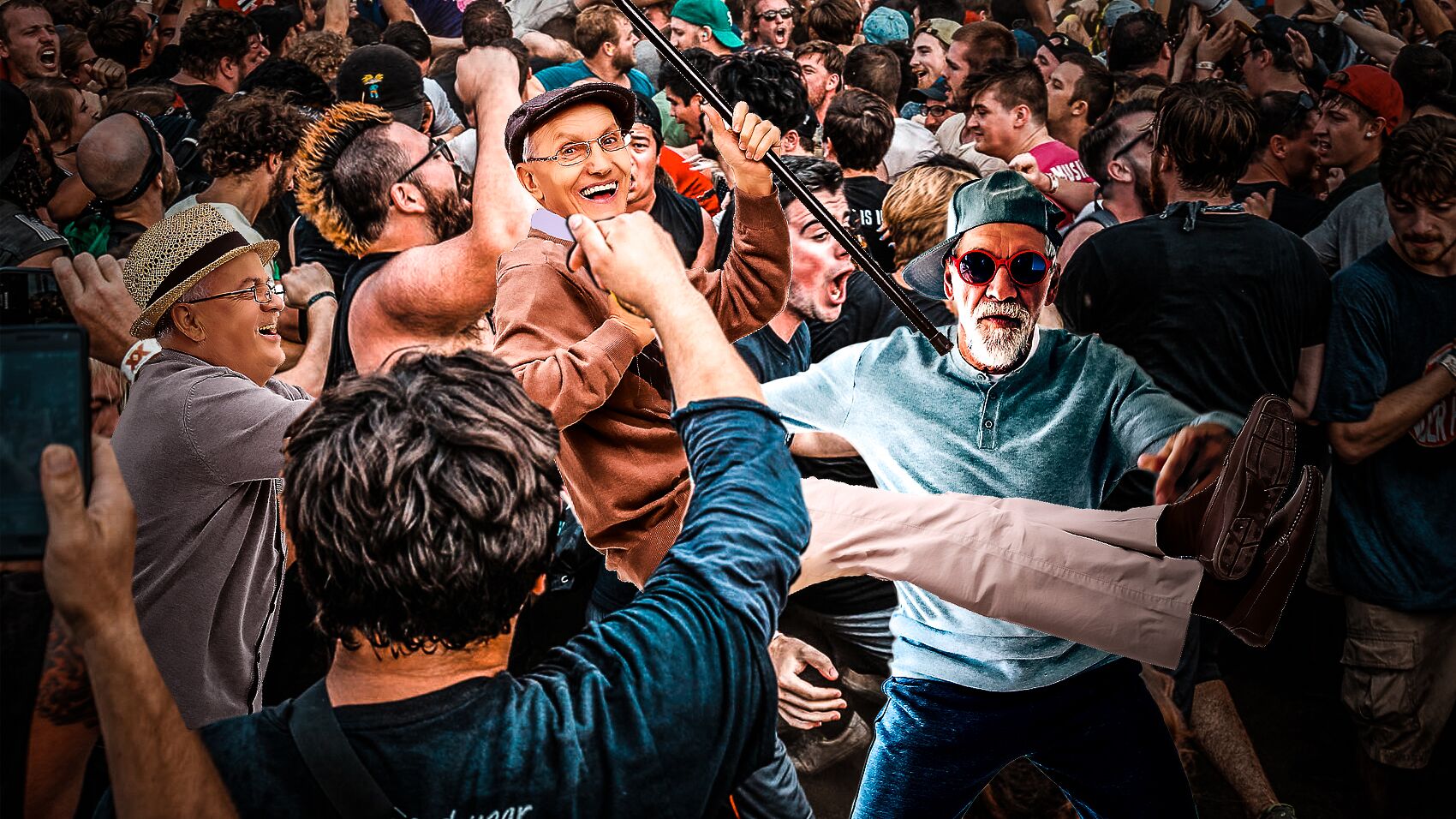 Two Old Dudes Sneak Out Of Their Nursing Home And Go To A Music Festival -  Riot Fest 2023 – September 15th-17th