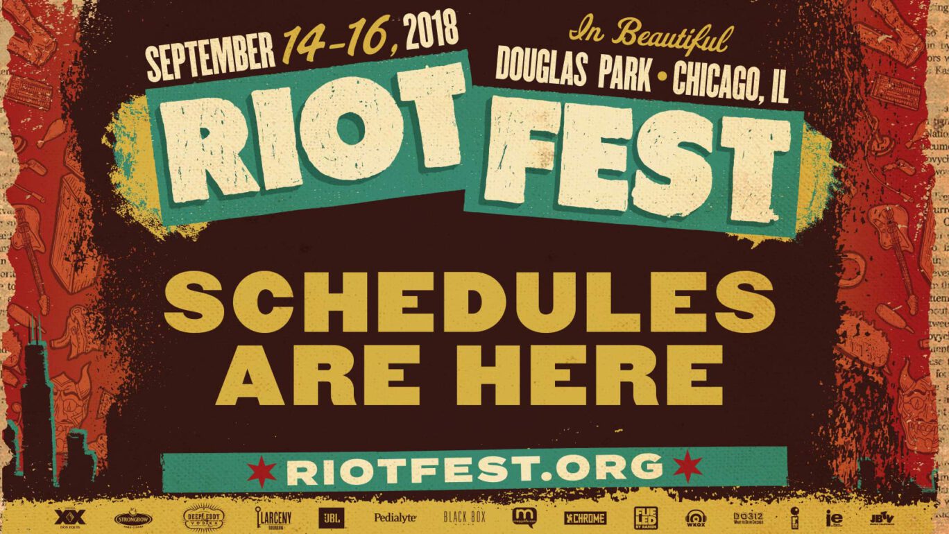 The Riot Fest Schedule Is Here - Riot Fest