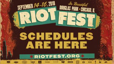 The Riot Fest Schedule Is Here