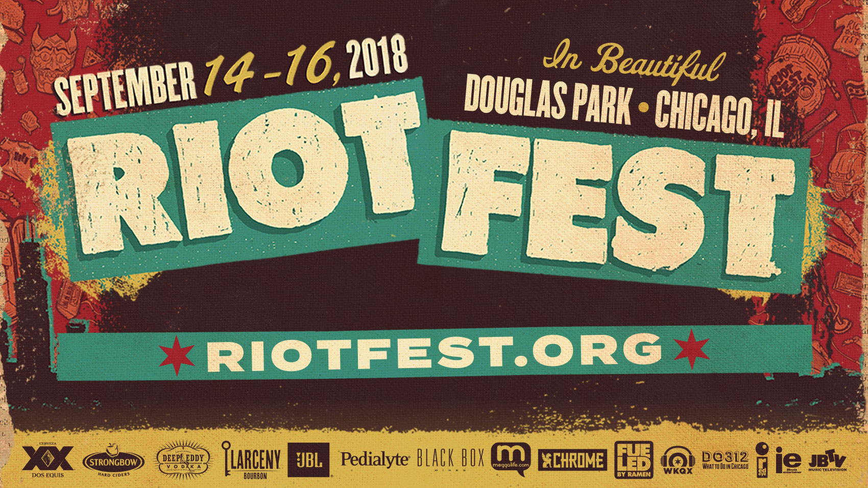 Here's the Full Riot Fest 2018 Daily Lineup, Single and Two-Day