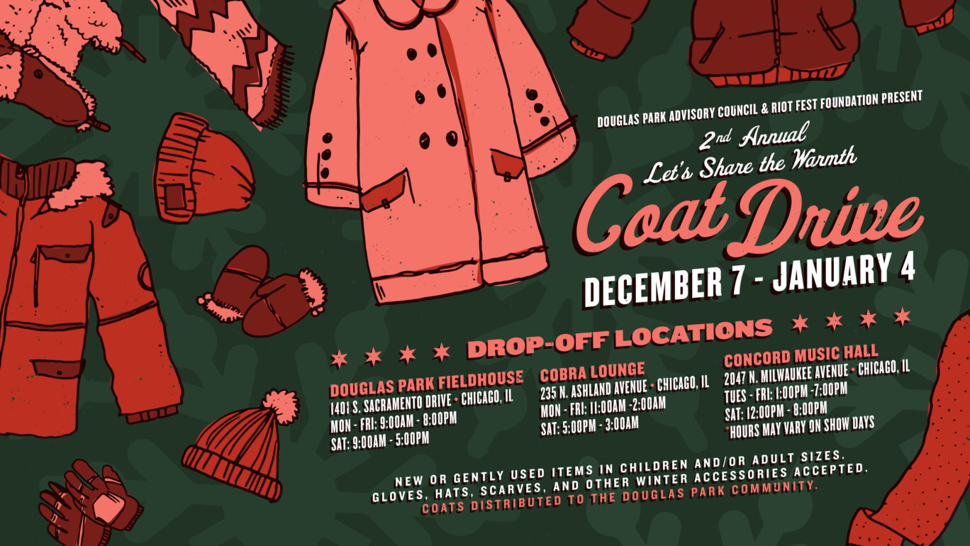 Share The Warmth, Donate A Coat: 3rd Annual Douglas Park Coat Drive