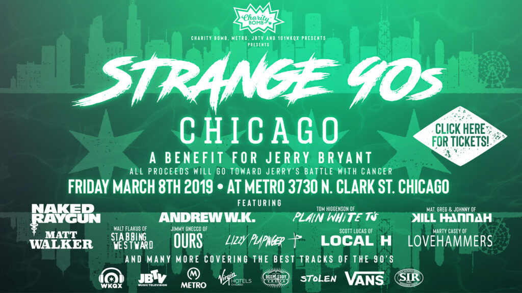 Naked Raygun, Andrew W.K., Local H To Perform At Benefit For JBTV’s Jerry Bryant