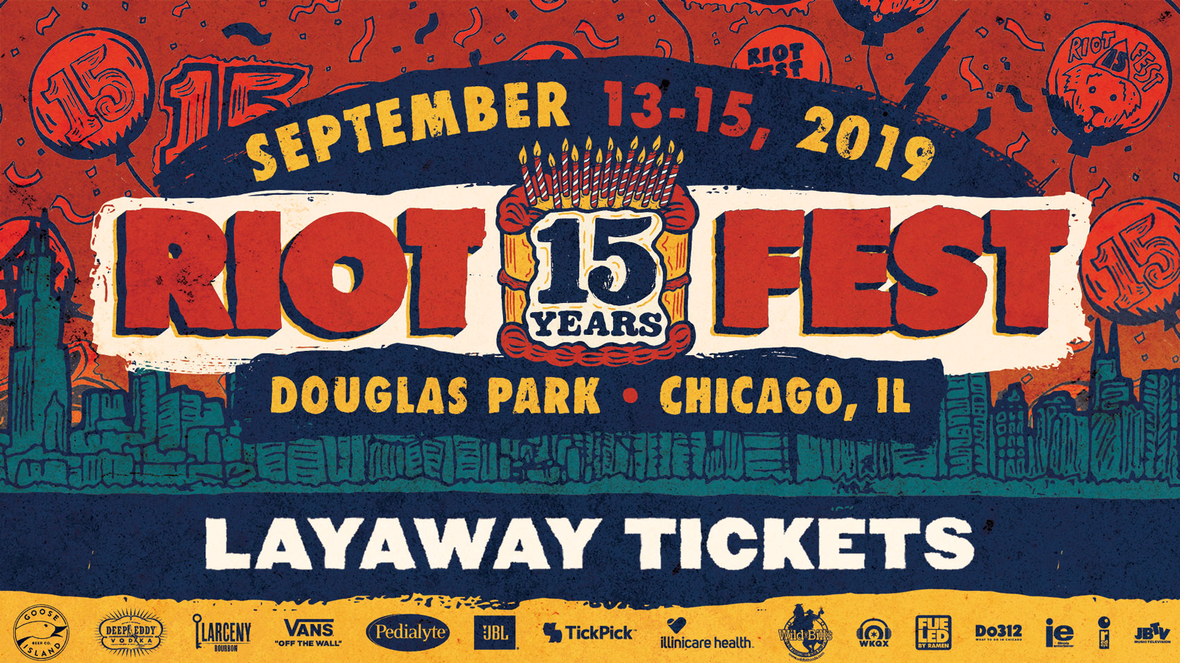 1 Riot Fest Sunday ticket for sale - $100 OBO - tickets - by owner