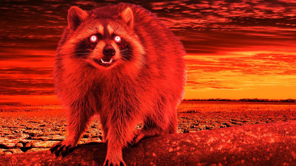 Police Warn Residents of Illinois About Zombie-Like Raccoons