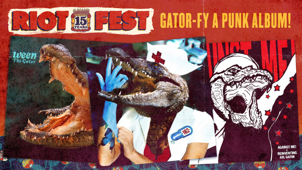 Gator-fy an Album Cover and Win Riot Fest Tickets
