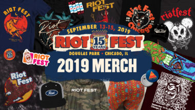 A Sneak Peek at The 2019 Riot Fest Merch