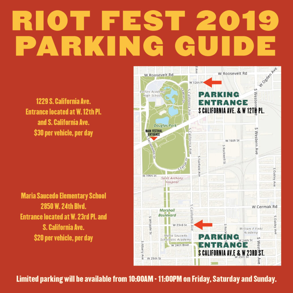 Never Get Lost Again The Riot Fest 2019 Map is Here!