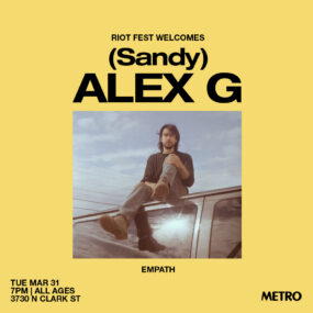 POSTPONED – NEW DATE TBA: (Sandy) Alex G