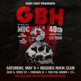 CANCELLED: GBH – 40th Anniversary Tour