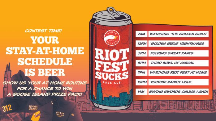 Share Your Stay-At-Home Schedule and Win Some Goose Island Stuff