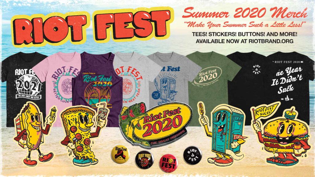 New Merch: Get These Riot Fest 2020 Shirts Before They Vanish, Too