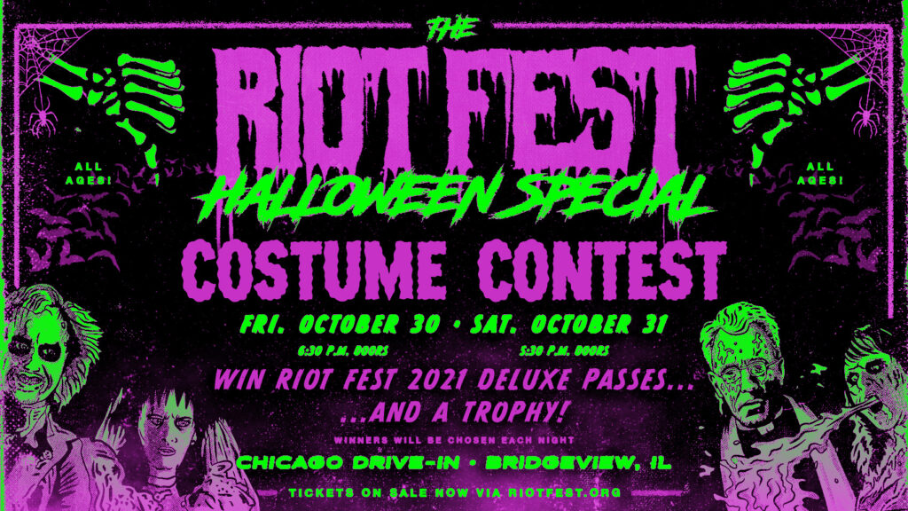 Contest: Show Off Your Best Costume at The Riot Fest Halloween Special