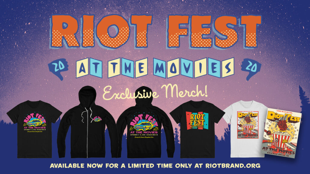Here’s a Preview of the Riot Fest At The Movies Merch