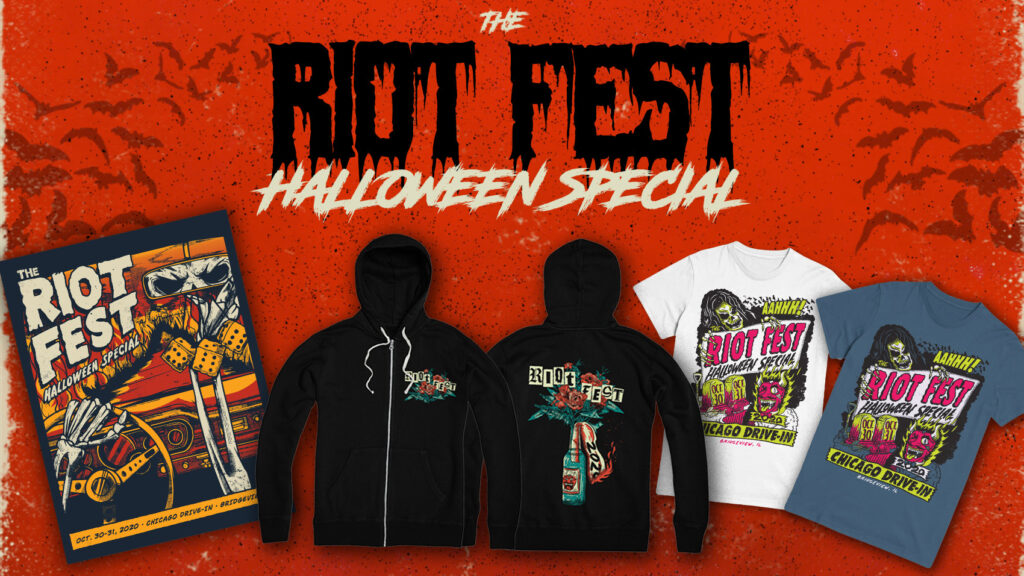 Here’s a Preview of The Riot Fest Halloween Special Merch