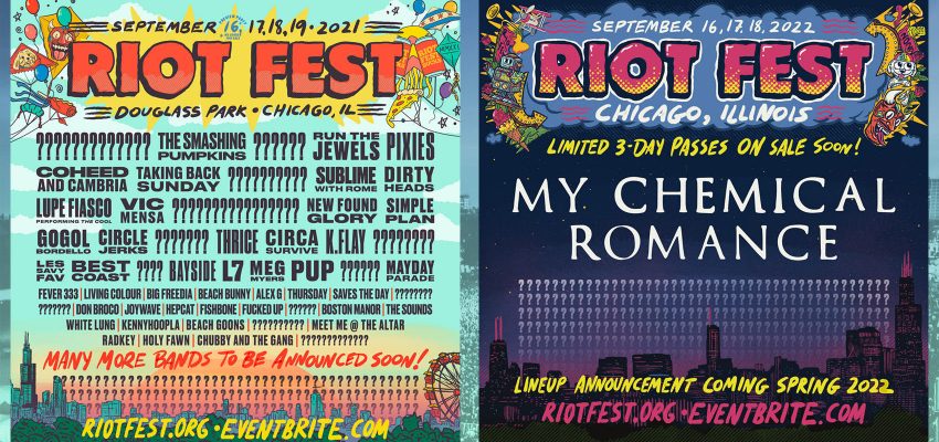 The Riot Fest 2021 Lineup Is Here (Plus, 2022 Tickets)