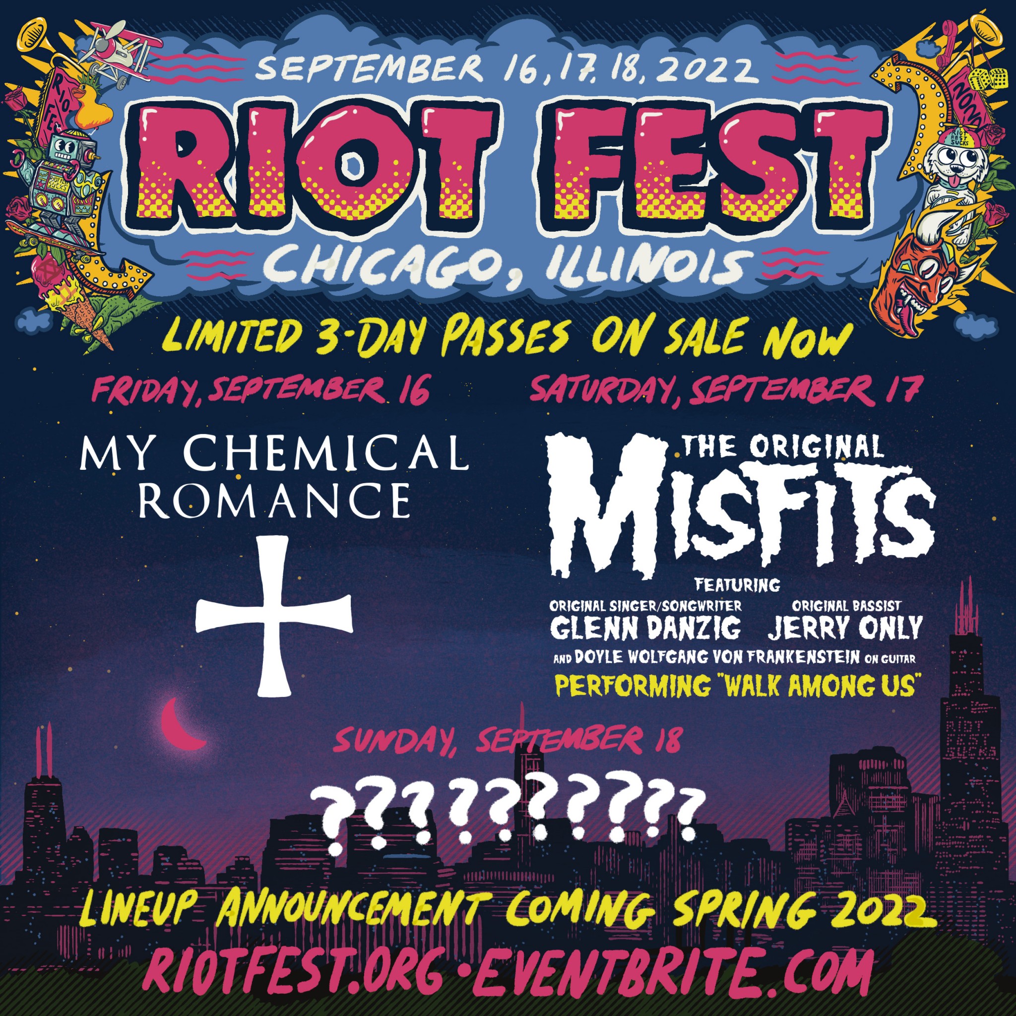 riot fest lineup 2022