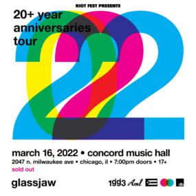 Glassjaw 20th+ ANNIVERSARIES TOUR