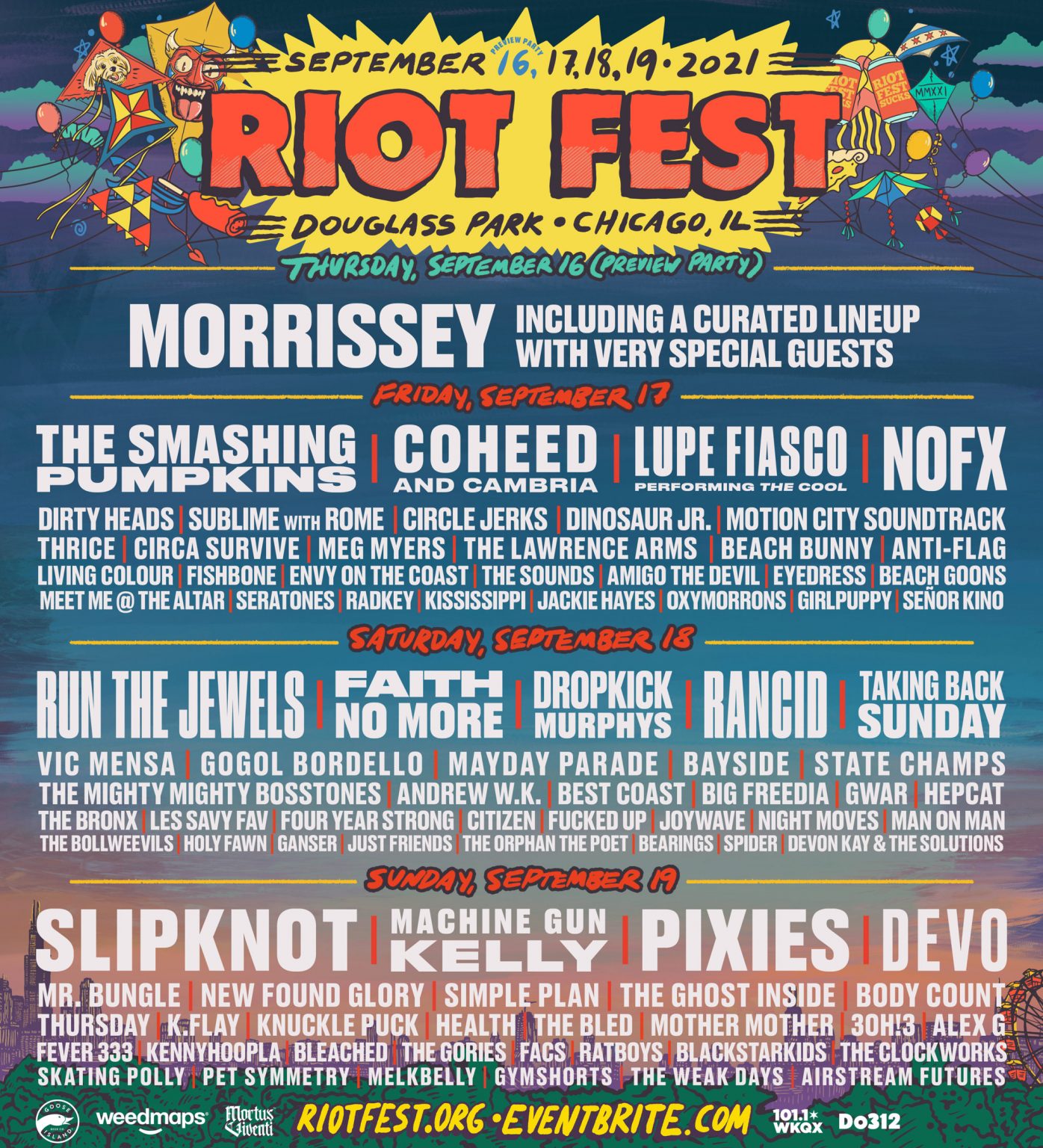 Riot Fest Tickets