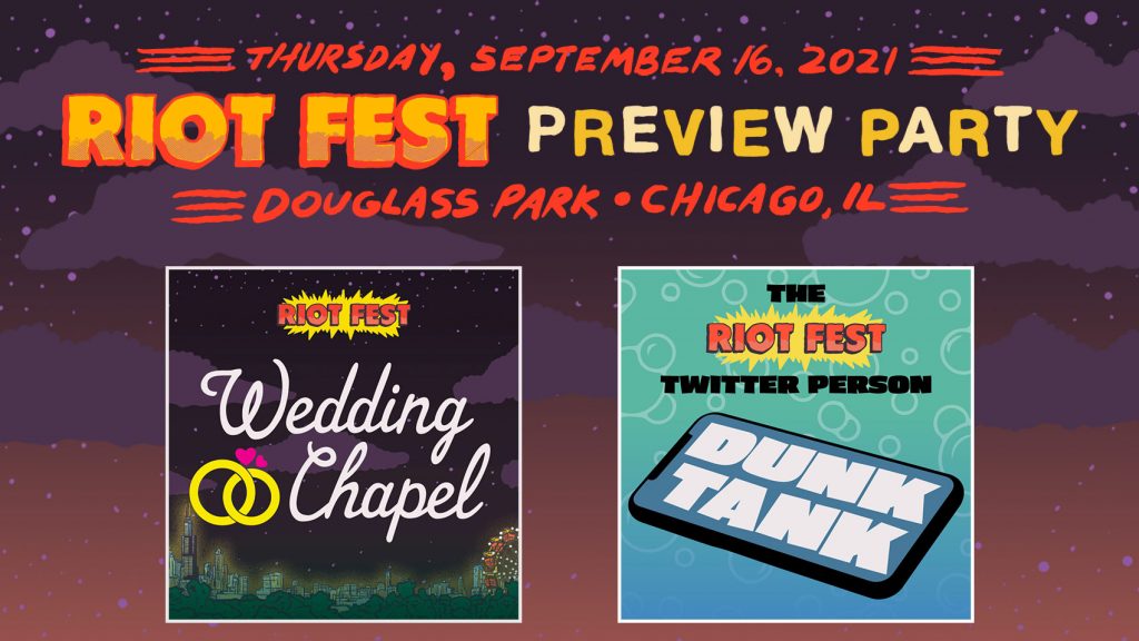 Who Wants to Get Married at Riot Fest 2021?