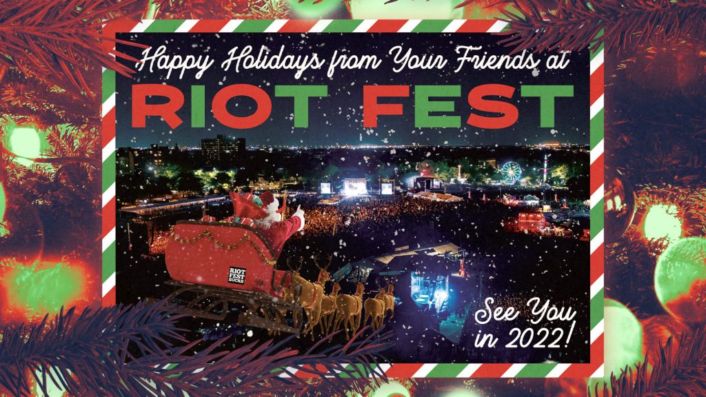Riot Fest Would Like to Mail You a Holiday Card… Again
